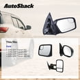 thumbnail image 3 of AutoShack Driver Side Mirror Power Non-Heated Black | Replacement for 2015-2017 Ford Transit-250 2015-2017 Ford Transit-350 | 1-PC, 3 of 5