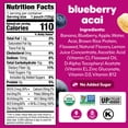 thumbnail image 2 of Noka Organic Superfood Smoothie Pouches, Plant Protein, Blueberry Acai, 4.22oz, 4 Pack, 2 of 8