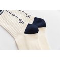 thumbnail image 2 of 1 Pair Crew Socks Fashionable Stripe Pattern Cotton Socks Unisex Socks, 2 of 3