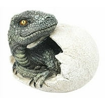 Jurassic Era Predator Velociraptor Breaking Out Of Egg Dinosaur Figurine Hatchling Collectible Sculpture