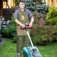 thumbnail image 4 of Delantal largo de jardinería con protector de piernas ajustable, de tela impermeable, para trabajos de jardinería al aire libre, poda y mantenimiento, 4 of 8