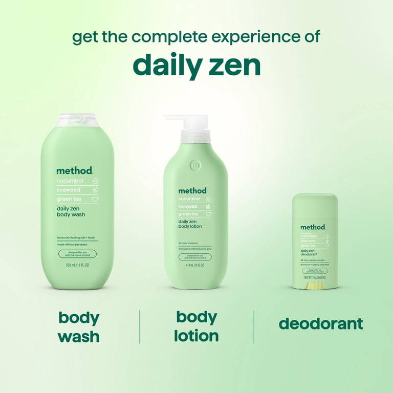method Body Wash, Daily Zen - Leaves Skin Feeling Soft