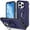 Blue, variant on Nalacover For iPhone 14 Pro Max Slim Case,Luxury Hybrid Hard PC and TPU Rugged Bumper 3-In-1 Rotatable Magnetic Ring Kickstand Four Corner Guard Shockproof Anti-Scratch Back Phone Cover.Purple