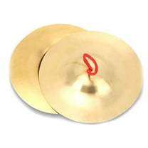 Crash Cymbal, Pack Of 2 Brass Hand Pool Percussion Instrument Toy for Children Adults