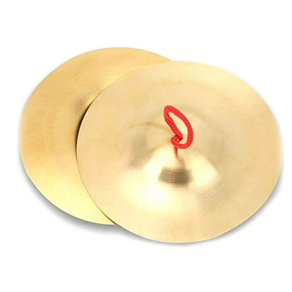Crash Cymbal, Pack Of 2 Brass Hand Pool Percussion Instrument Toy for Children Adults