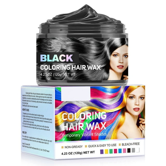 Crema de tinte para el cabello, de peinado temporal, desechable, a la moda. Estiliza el cabello sin dañarlo. 9 colores, 120 g.