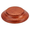 thumbnail image 6 of Nature Wood Display Base Round Orange Red Wooden Base 3.8x0.8 inch Wood Display Stand Wooden Pedestal for Figure Toy Model DIY Crafts Display or Home Decoration, 6 of 9