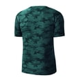 thumbnail image 4 of Yuncity Mens Shirt Print Round Neck Gym Workout Sports Wear Comfortable Breathable All Season Fit Men T Shirts Xxxl, 4 of 7