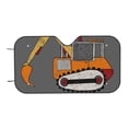 thumbnail image 7 of Balery I Like Big Digger Print Car Windshield Sun Shade,Windshield Sunshade for Car Pickup Truck SUV Accessories-Small, 7 of 7
