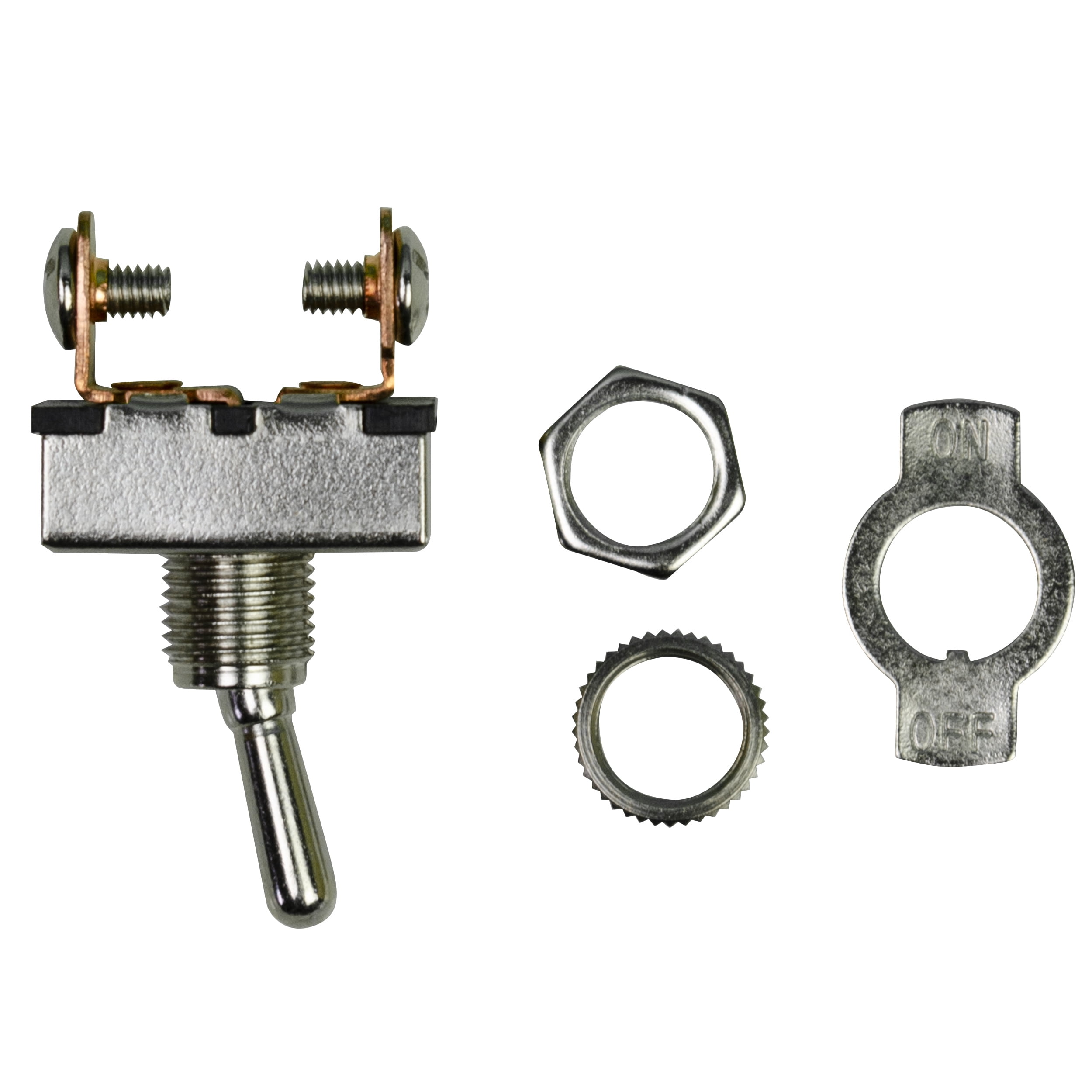 EverStart Plus 10885W Universal Metal Toggle Switch 20 Amp EverStart Plus 10885W Universal Metal Toggle Switch 20 Amp