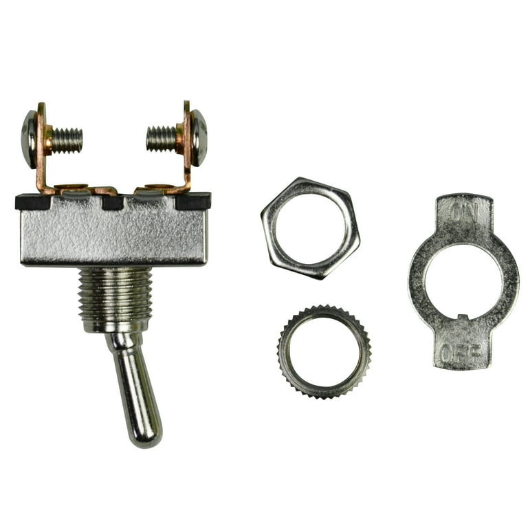 EverStart Plus 10885W Universal Metal Toggle Switch 20 Amp