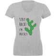thumbnail image 1 of T-shirt Col en V Juniors Stay Back I'm Prickly Pear Cactus, 1 of 1