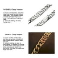 thumbnail image 3 of 42/44/45/49mm Cool Men Women Chain Metal Smartwatch Bands Compatible for Apple Watch Bands Series 8/7/6/SE/5/4 Adjustment Replacement Watch Bracelet for Iwatch 8/7, 3 of 7