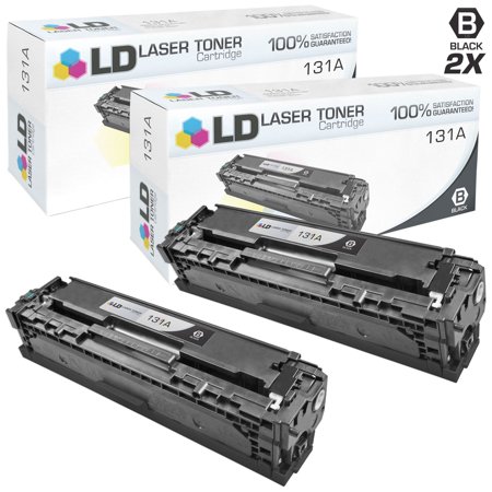 Ld remanufactured toner cartridge replacement for 131a cf210a (black  2-pack)