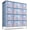 Tie-Dye Blue, variant on Sorbus 12-Drawer Fabric Dresser, Tall Storage Tower for Kids Bedroom, Steel Frame, Tie-Dye Blue