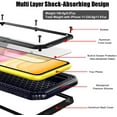 thumbnail image 2 of Beasyjoy iPhone 11 Case Waterproof Metal Heavy Duty Case with Built-in Screen Full Body Protective Shockproof Drop, 2 of 5