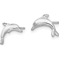 thumbnail image 2 of Sterling Silver Polished Dolphin Post Earrings (Width 10) (Length 9.4) - Jbsp, 2 of 5