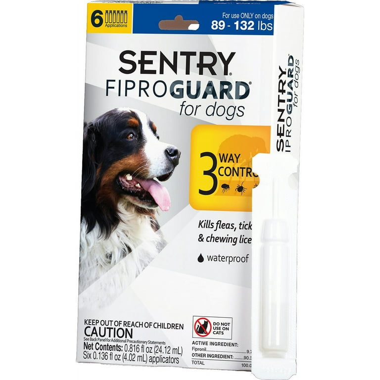 Sentry dog sale flea treatment