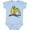 AE-Light Blue, variant on Inktastic Blue and Gold Macaw Parrot Boys or Girls Baby Bodysuit