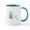 White/Blue Inside, variant on CafePress - Angels From Above Mugs - 11 oz Ceramic Mug - Novelty Coffee Tea Cup