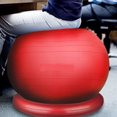 thumbnail image 4 of Ficarrico - Soporte inflable para anillo de estabilidad para pelota de yoga, convierte tu bola de equilibrio en una silla de escritorio de oficina, 4 of 5