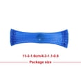 thumbnail image 3 of Vogacara El tubo de malla trenzada de red tejida de descompresión elimina el aburrimiento juguetes sensoriales mejora la flexibilidad de los dedos alivio Juguetes Azul oscuro Vogacara FN009888-04, 3 of 6