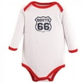 thumbnail image 6 of Luvable Friends Baby Boy Cotton Long-Sleeve Bodysuits 5pk, Speedy, 0-3 Months, 6 of 7