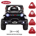 thumbnail image 3 of Camioneta Montable Eléctrica Joykoo 4x4 93 cm Control Remoto Luz LED 12V Negro, 3 of 7
