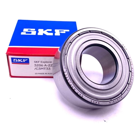 SKF 3206 A ZZ C3 MT33 Angular Ball Bearing, Metal Shielded 5206 30x62x23.8 mm