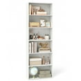 thumbnail image 1 of Costway 70" Tall 6-Tier Bookcase with 6 Open Shelves Anti-Toppling Kits for Living Room White, 1 of 9
