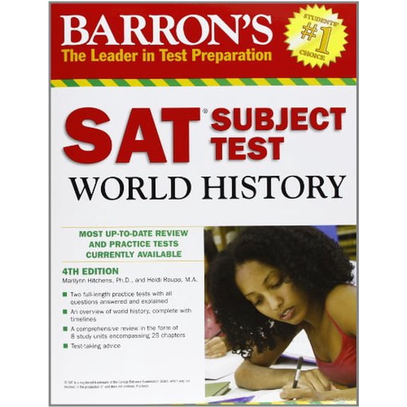 Pre-Owned Barron's SAT Subject Test World History (Paperback) 0764144847 9780764144844
