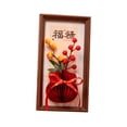 thumbnail image 2 of simhoa New Year Decorative Painting Tabletop and Wall Hanging for Home Shelf Mantel style C, 2 of 8