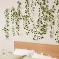 thumbnail image 1 of Innens 12PCS Fake Green Leaf Vines & Wisteria Vines Wedding Arch Garland Hanging Plants, 1 of 5