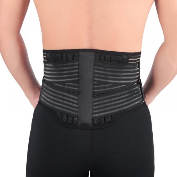 Lumbar Back Brace Compression Belt Elastic Support & Adjustable Dual