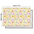 thumbnail image 5 of Pioneer Flower Floral Print Pattern Summer Placemats Table Placemats Set Of 6-Linen Kitchen Washable Placemats Table Mats 12x18 Inch Non-Slip Heat Resistant, 5 of 5