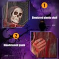 thumbnail image 5 of 1 Packs Hanging Skeleton Ghost Halloween Decorations Scary Gauze Prop with Bloody Doll for Yard Haunted House Party Outdoor Decoration Spooky Hanging Decor, 5 of 8