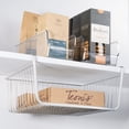 thumbnail image 3 of Cesta para colocar bajo repisa mDesign Hyde Collection para cocina, paquete de 2, 3 of 9