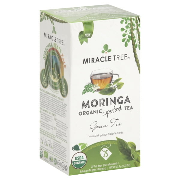 Miracle Tree Organic Moringa Superfood Tea Green 1 32 Oz Walmart Com Walmart Com