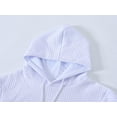 thumbnail image 5 of Tyhengta Men's Hoodies Pullover Plaid Jacquard Hoodie Long Sleeve Casual Drawstring Sweatshirts with Pocket White M, 5 of 8