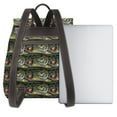 thumbnail image 3 of Disketp Largemouth Bass Fish Mochila de Cuero para Mujer, Bolso de Espalda Antirrobo con Estilo para Viaje, Trabajo y Uso Diario, 3 of 4