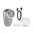 thumbnail image 1 of (Grey)Men Electric Shaver Digital Display Waterproof Rechargeable Mini Travel Rotary Razor Portable Hair, 1 of 5