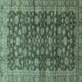 thumbnail image 1 of Ahgly Company Indoor Square Oriental Light Blue Traditional Area Rugs, 8' Square, 1 of 4