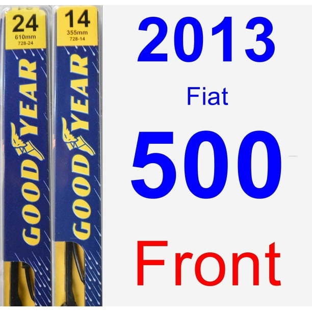 2013 Fiat 500 Wiper Blade Set/Kit (Front) (2 Blades