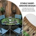 thumbnail image 2 of Golf Balls Round Tablecloth for 36-44 Inch Tables, Fitted Table Cover with Elastic Edge, Green Sports Art Truck Brown Lattice Waterproof Outdoor Table Cloth Protector for Patio Garden Dinner Picnic, 2 of 9