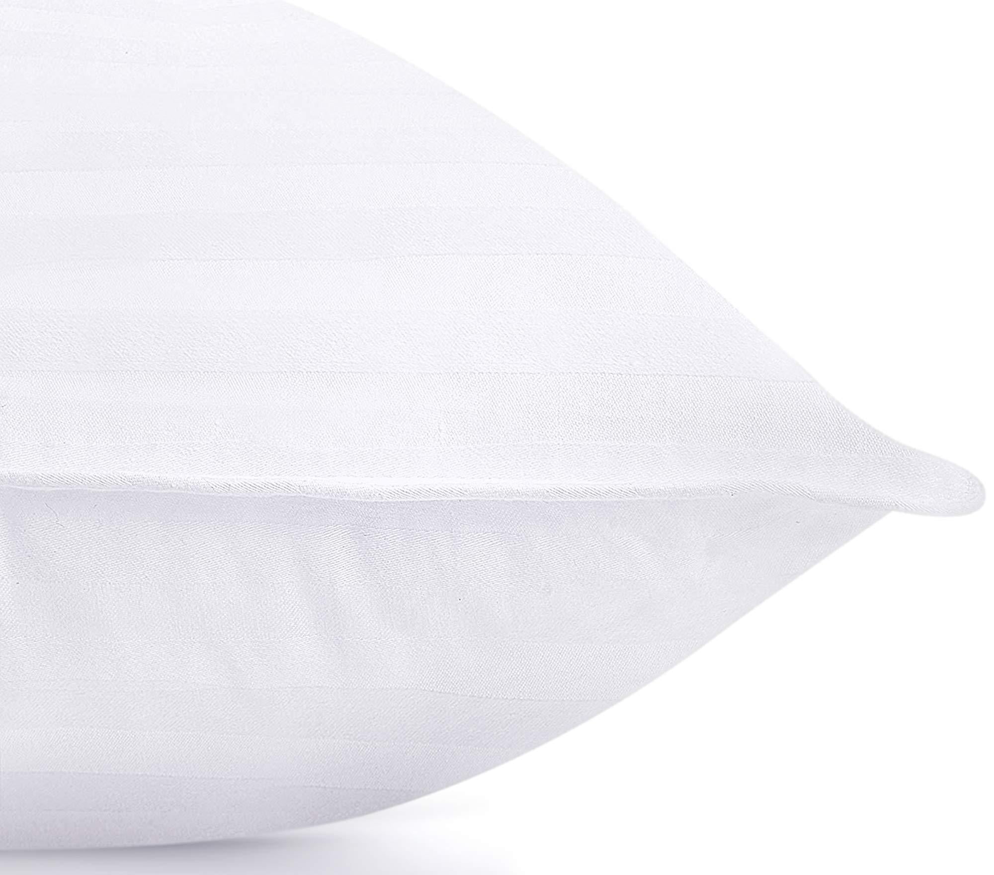 Utopia Bedding Bed Pillows for Sleeping (Beige), Standard Size, Set of 2,  Hotel Pillows, Cooling Pillows for Side, Back or Stomach Sleepers