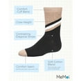thumbnail image 3 of MeMoi Boys' Geometric Diagonal Stripe Crew Socks - Boys - Male, 7-8, Black, 3 of 7
