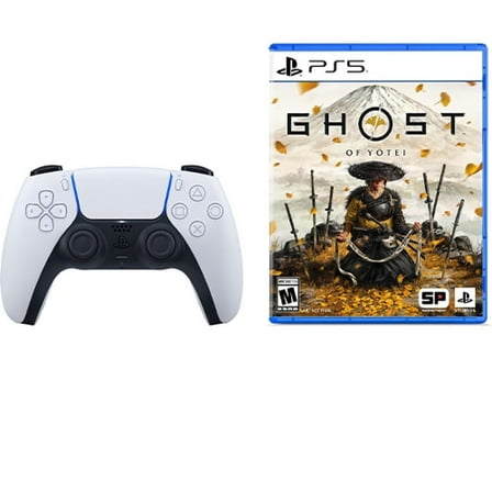 PlayStation 5 DualSense Wireless Controller White   Ghost of Yotei PlayStation 5