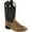 Light Brown/ Black, variant on Old West Children's Broad Square Toe Boots