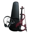 thumbnail image 1 of Bunblic Electric Violin Set 4/4 Full Size Musical Instruments Introductory Set with Carrying Case and Headphone for Teens Performance, 1 of 8