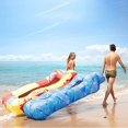 thumbnail image 3 of Inflatable Floating Row, Adult Outdoor Water Swimming Pool Mattress Portable Foldable Floating Row, Camping Office Air Beach Swimming Pool Bed Recliner,D Water Inflatable Toy, 3 of 5